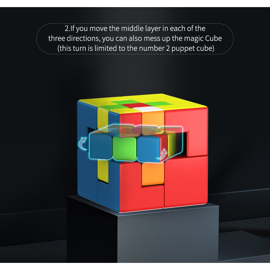 Moyu Puppet Cube Rubik Biến Thể 6 Mặt