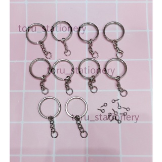 Móc khoá gắn vào đất sét bộ 10 cái toru_stationery