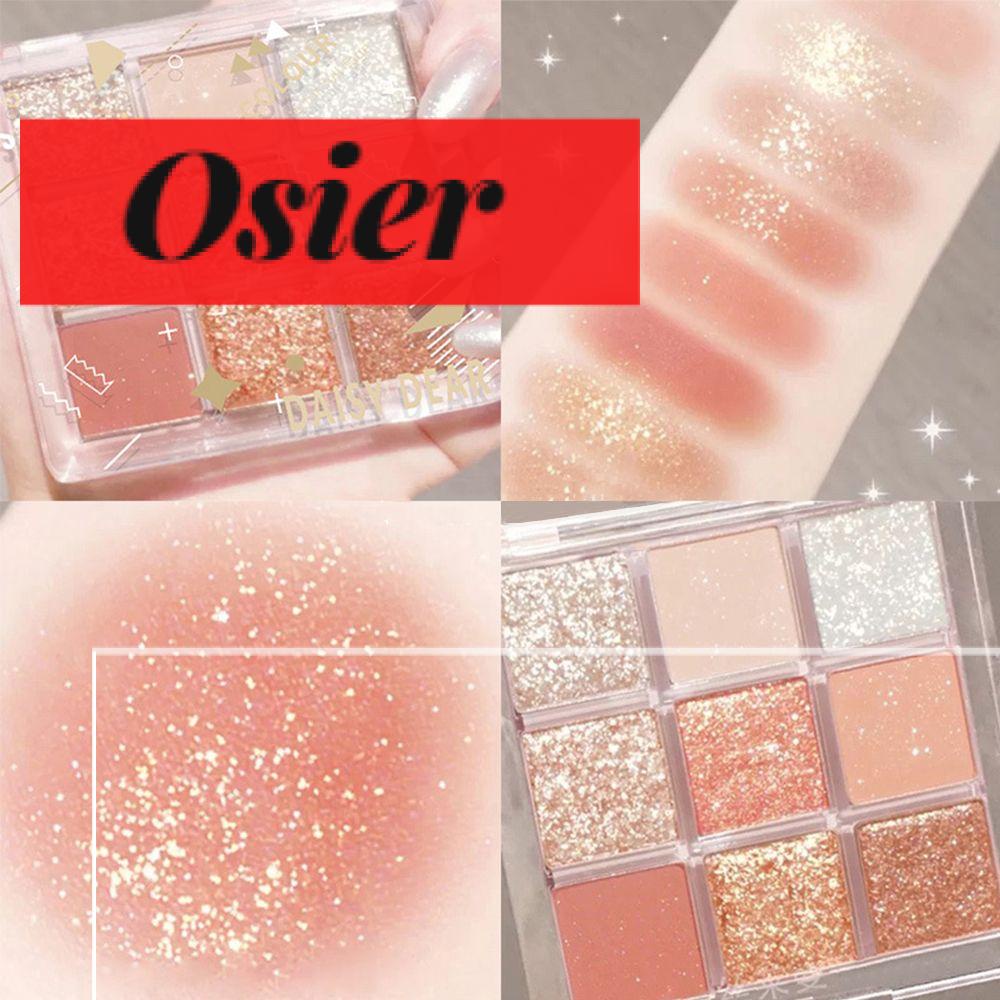 Bảng Phấn Mắt 9 Màu Sắc Hiệu Ứng Lì/ Ánh Nhũ Chống Nước Lâu Trôi