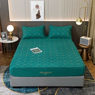 Ga gối cotton bọc đệm thêu họa tiết chữ A