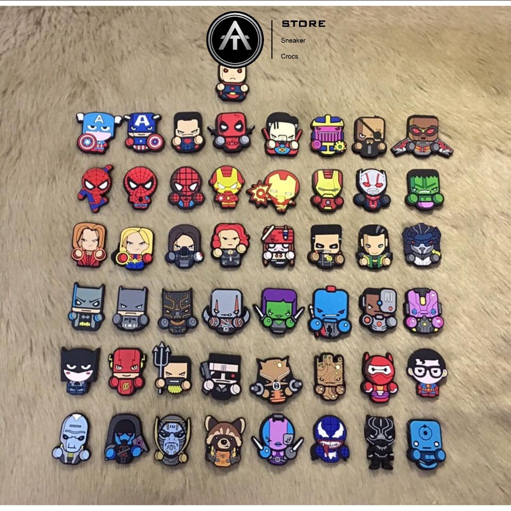 Sticker / Jibbitz / Charm Gắn Dép Cá Sấu.