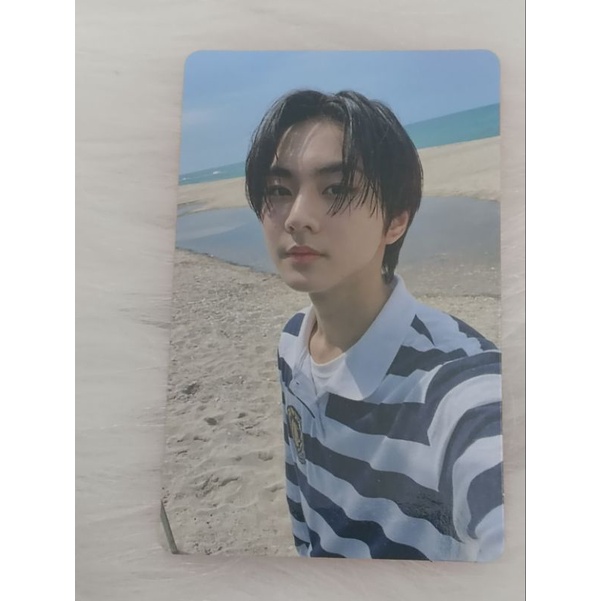 Thẻ ảnh photocard jungwon bãi biển pob weverse dimension dilemma round 2 official