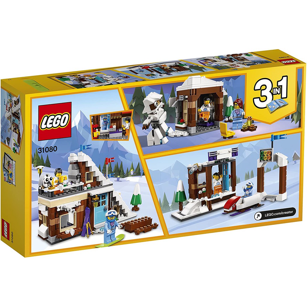 Lego 31080 Creator Modular Winter Vacation - Ngôi Nhà Tuyết 3in1