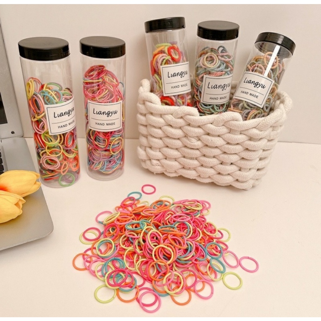 Dây Thun Xoắn Buộc Tóc Màu Pastel