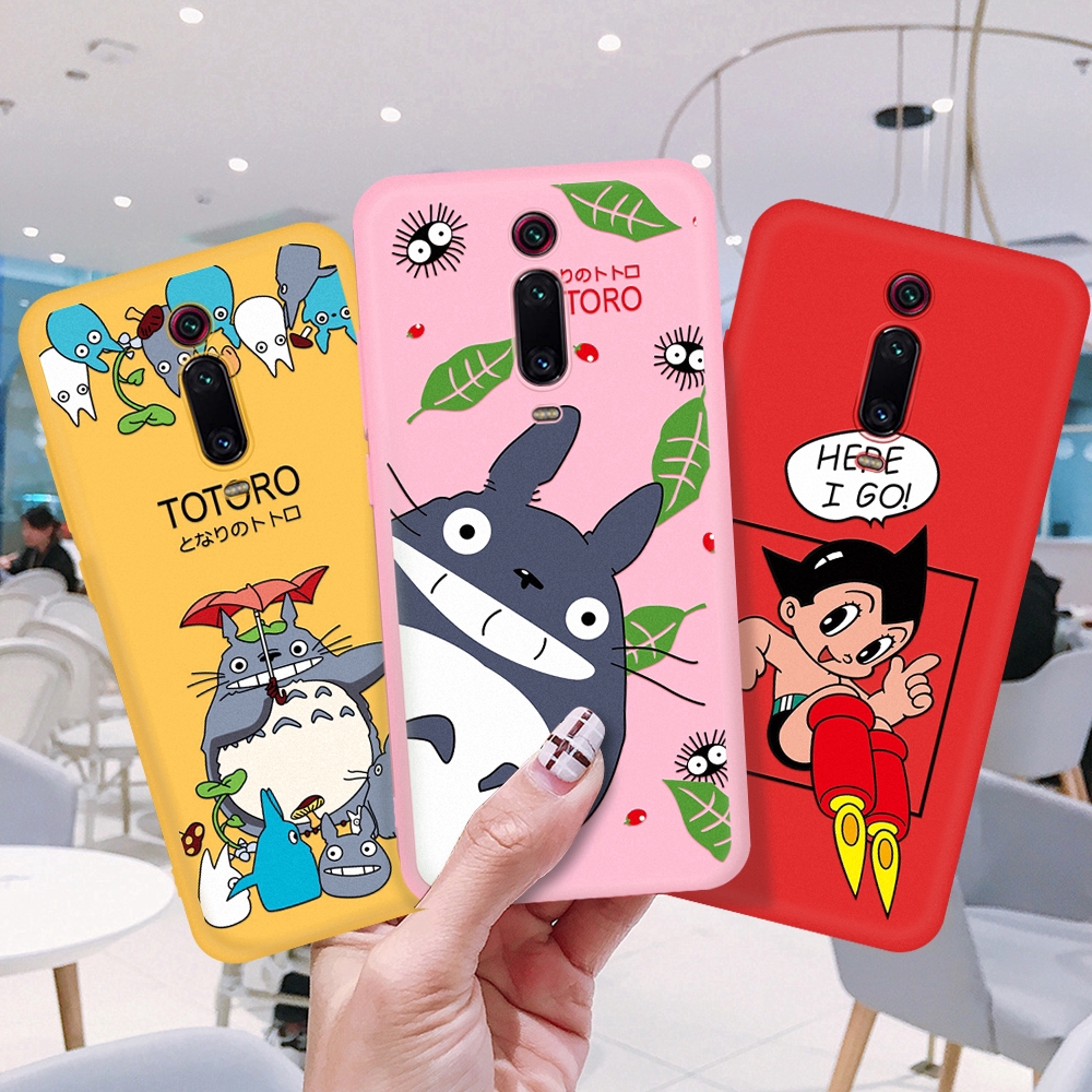 Totoro Astro Boy Painted Soft TPU Case for Xiaomi Redmi Note5 6 7 8 Pro 6A 7A K20 Pro Cute Cartoon Silicone Shell
