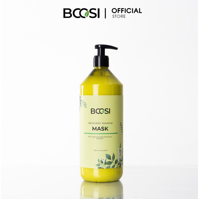 Mặt nạ dưỡng sinh Bcosi phục hồi tóc hư tổn và bảo vệ da đầu Bcosi Recovery Damage Mask 500/1000ml