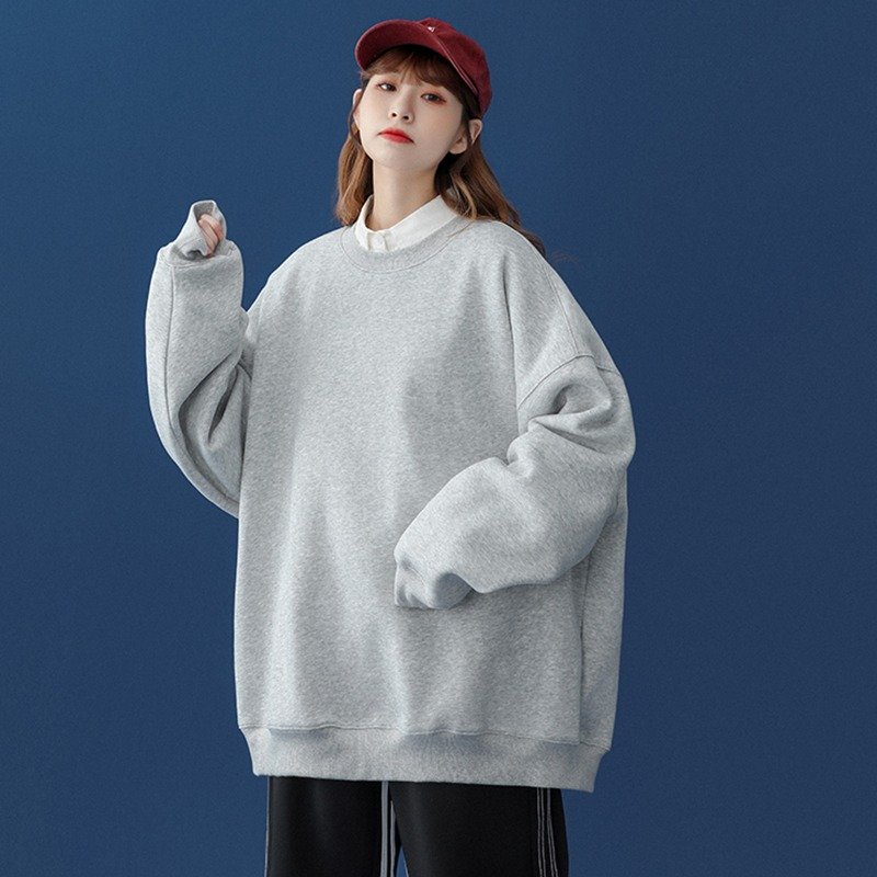 Áo Sweater Trơn Tay Bồng - Áo Sweater Nam Nữ Chất Nỉ Ngoại Dày Dặn Form Rộng Unisex Ulzzang Nhiều Màu | BigBuy360 - bigbuy360.vn