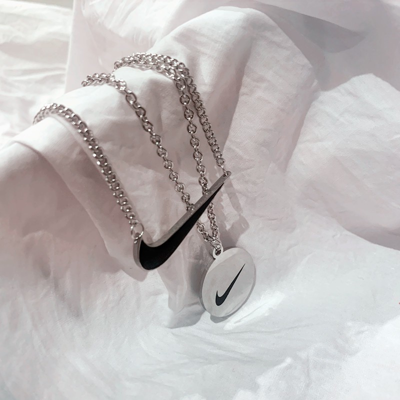 vòng cổ Mặt Thẻ Tròn Phong Cách Hàn Quốc Cho Cặp Đôi