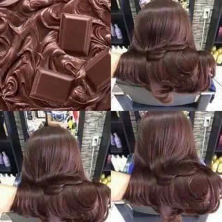 thuốc nhuộm tóc freecia màu nâu socola hot trend 100ml