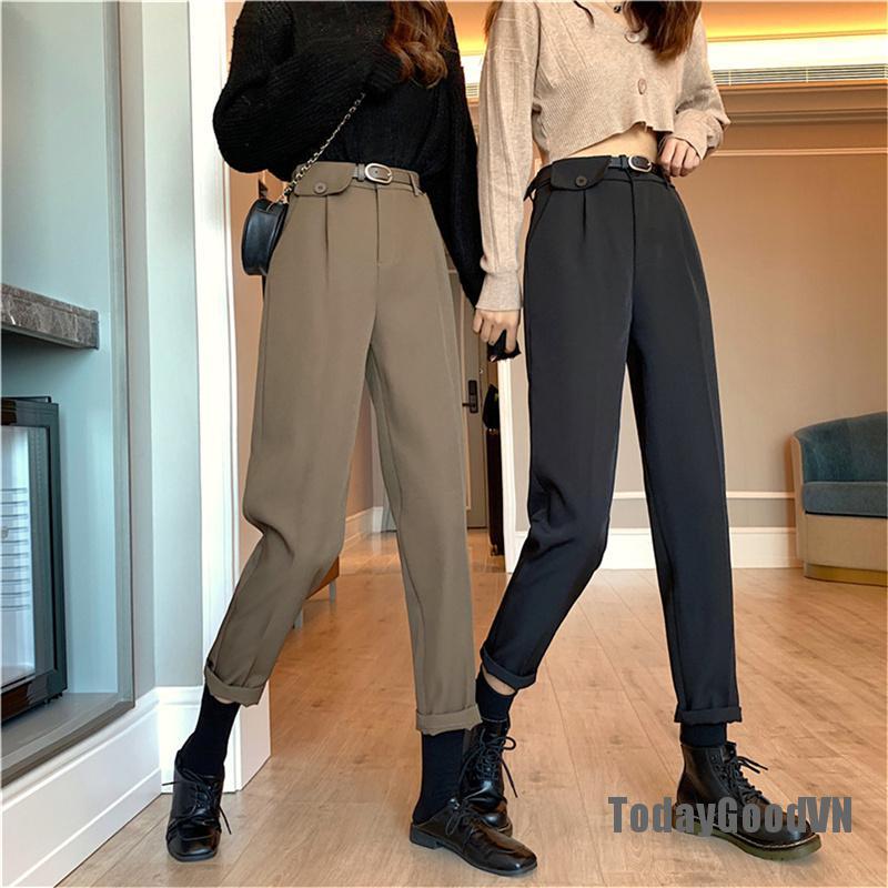 Quần Dài Nữ Lưng Cao Ống Đứng Thời Trang | BigBuy360 - bigbuy360.vn