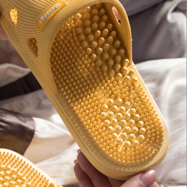 Dép bánh mì Dép thể thao Dép Mát Xa Quai Ngang Chống Trượt Đi Trong Nhà Dành Cho Nam Giới