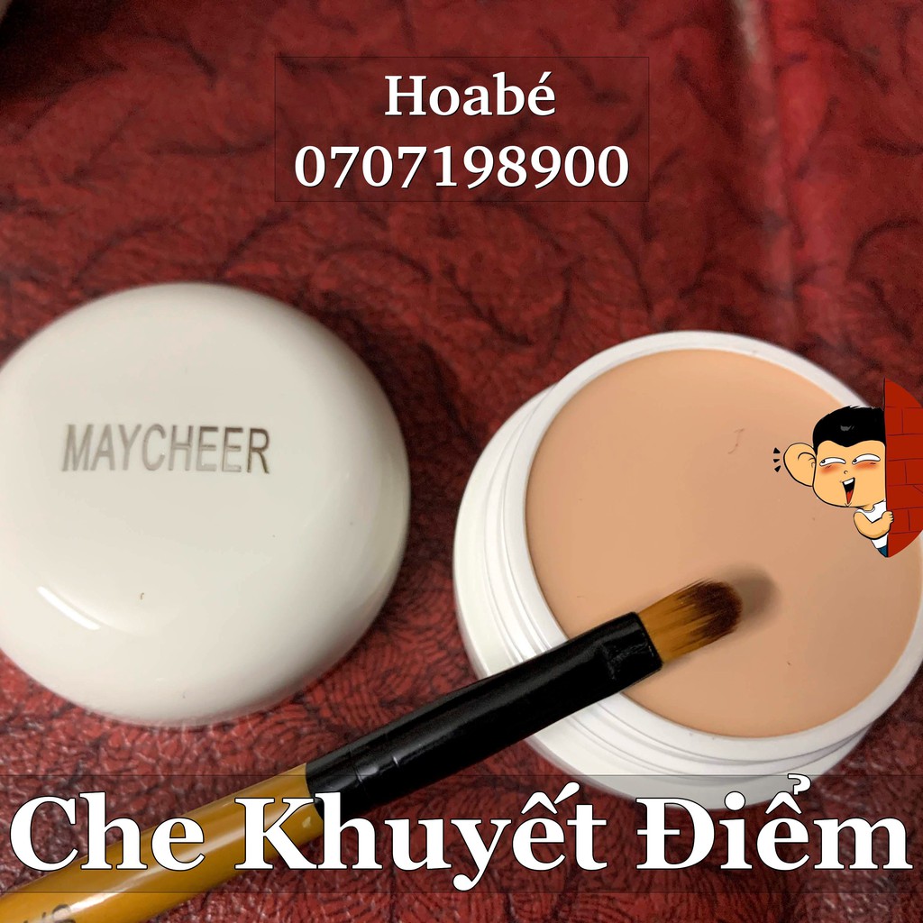 kem che khuyết điểm Maycheer, kem nền, cọ tém | BigBuy360 - bigbuy360.vn