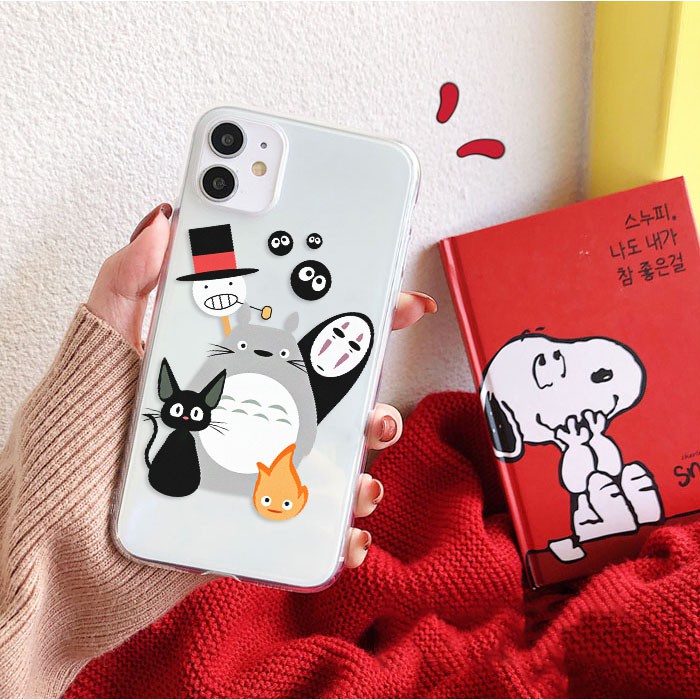 Ốp lưng iphone Ghibli Anime viền trong chống ố 6/6plus/6s/6splus/7/7plus/8/8plus/x/xr/xs/11/12/13/pro/max/plus/promax