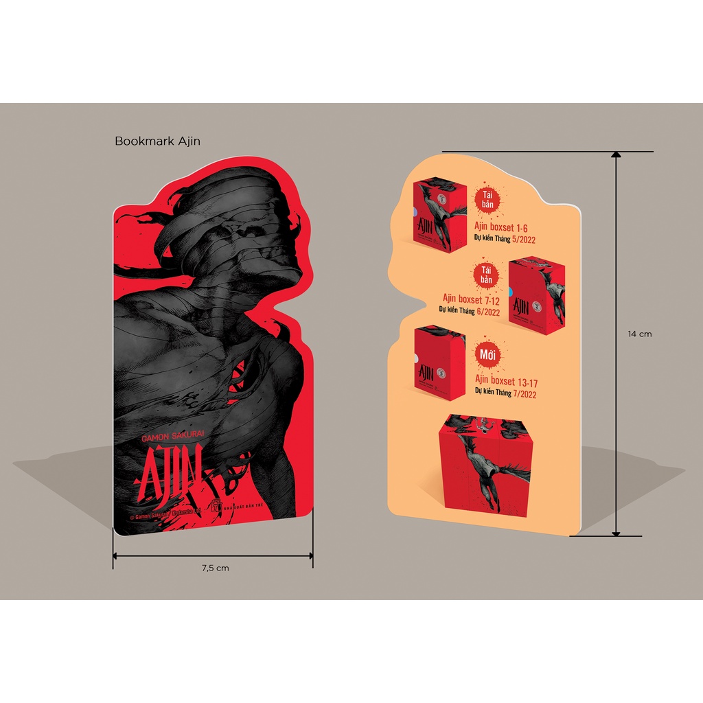 Sách-Ajin - Boxset  - Tặng Kèm Bookmark 3D - NXB Trẻ