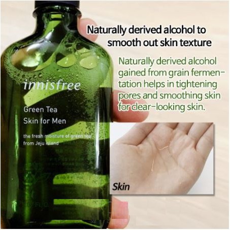 Toner cho nam giảm dầu Innisfree Green Tea Skin for Men 150ml 🌿Shop Bunny Beans🌿