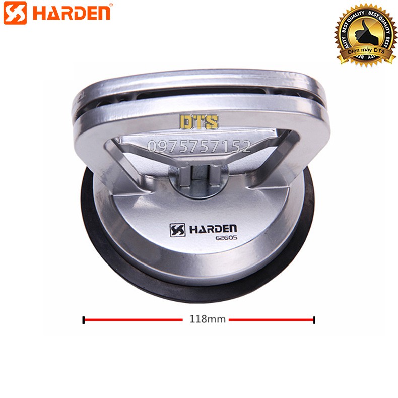 Hút kính, hít kính 1 chấu công nghiệp HARDEN C-MART hút gạch nhôm đúc nguyên khối chịu lực, cao su nguyên chất hút mạnh