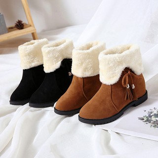 BỐT NỮ DA LỘN LÓT LÔNG  SIÊU HOT - ĐỘN 3CM