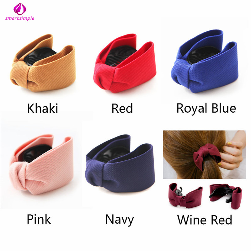 Kẹp tóc đính nơ dễ thương thời trang cho nữ