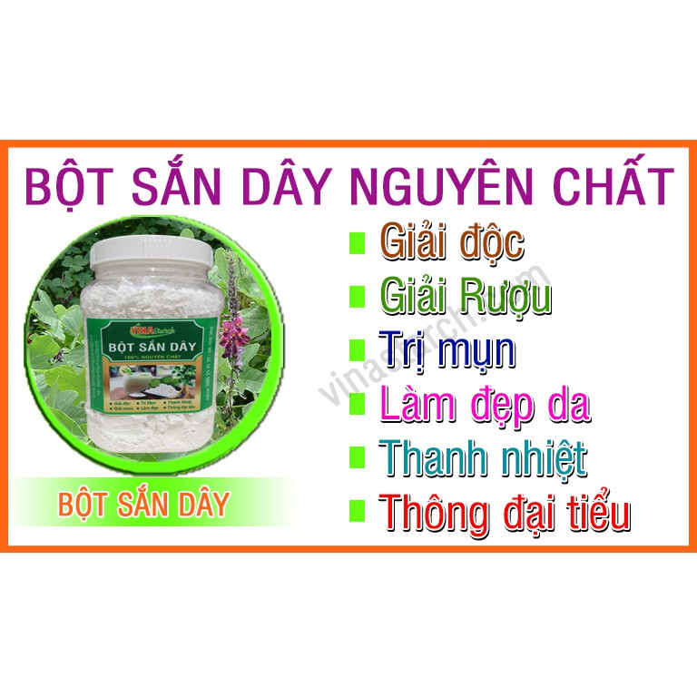 [250Gr] Sắn dây nguyên chất - CAM KẾT Bột sắn dây nhà làm không trộn bột mì, tạp chất