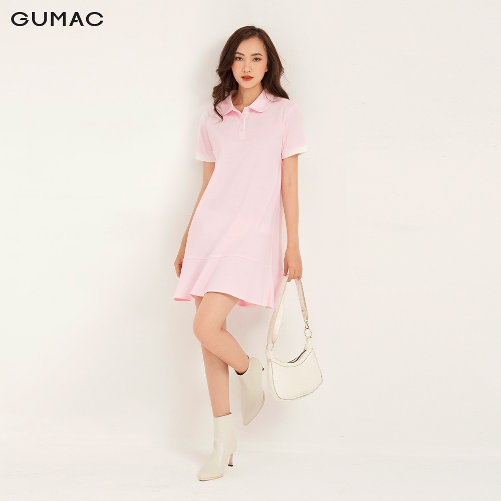 Đầm suông nữ GUMAC đuôi cá đủ màu đủ size, phong cách trẻ trung năng động DB1113 | BigBuy360 - bigbuy360.vn