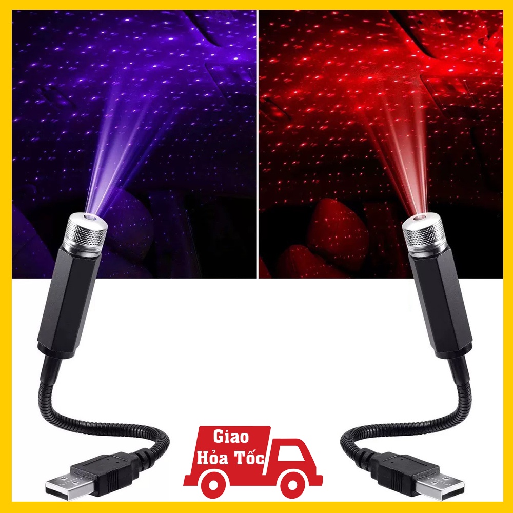 Đèn LASER Tia Trần Nhà Ô Tô Màu Xanh / Đỏ - Đèn LED Trang Trí Phòng Karaoke Decor Phòng Ngủ GIA DỤNG NHSHOP