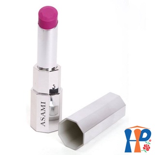 Son lì 8 cạnh Asami Glossy Lipstick 3.8gr (tặng kèm cọ môi, son thỏi, lâu phai không trôi) Hani Peni