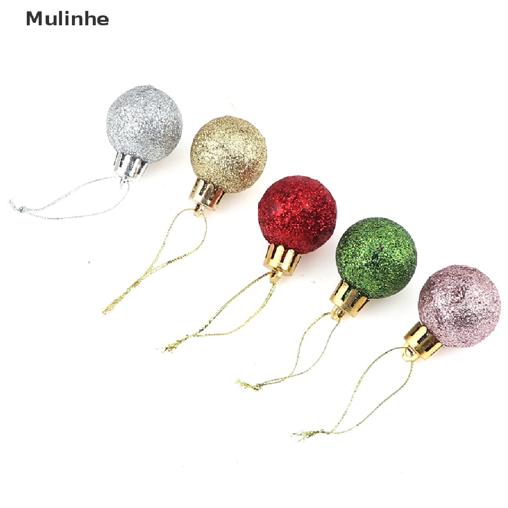 Set 24 trái châu trang trí cây thông Giáng Sinh