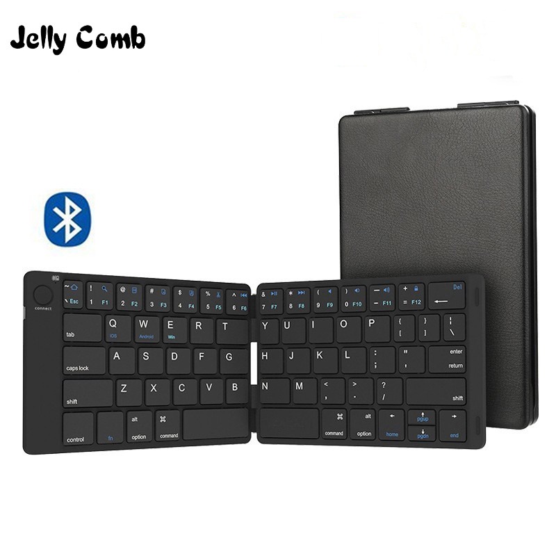 Bàn Phím Bluetooth 3.0 Siêu Mỏng Có Thể Gập Lại Dành Cho Laptop Máy Tính Bảng
