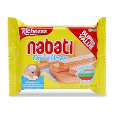 Bánh xốp nabati túi 10 gói vị phô mai - socola