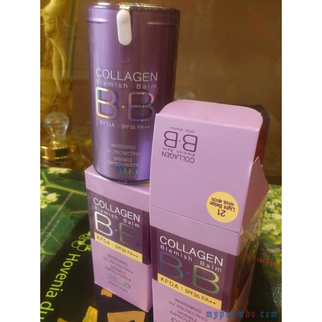 Kem nền  cellio bb collagen che khuyết điểm