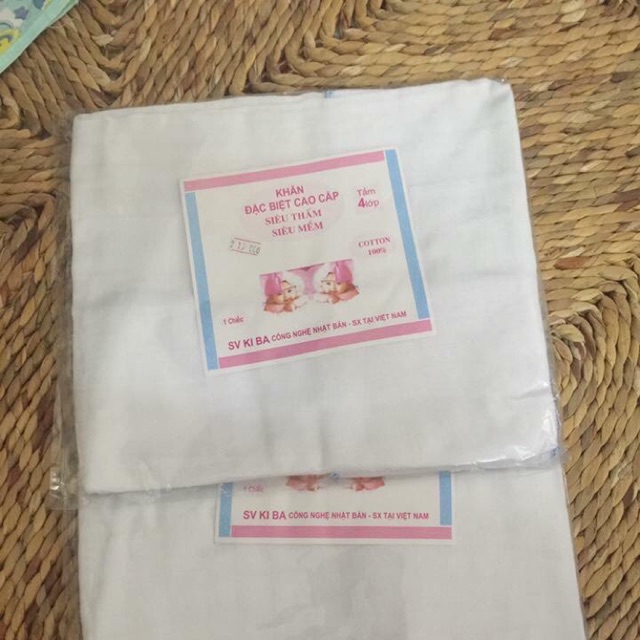 Khăn tắm Kiba 4 lớp