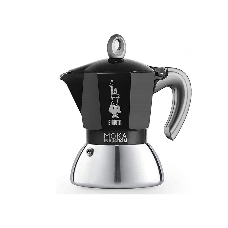 Ấm Moka Bialetti Induction 4 cup đun trên bếp từ | Nhập khẩu Italia, bảo hành chính hãng.