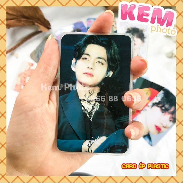 IN CARD BO GÓC theo yêu cầu - Card blackpink, bts, brightwin, genshin impact, đàm vĩnh hưng - Size 5.4 x 8.6