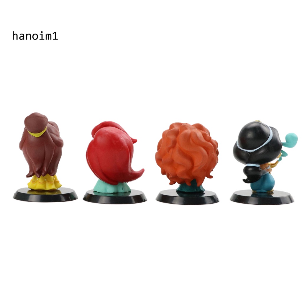 Set 9 Mô Hình Nhân Vật Công Chúa Bạch Tuyết / Nàng Tiên Cá / Lọ Lem / Nàng Tiên Cá Xinh Xắn