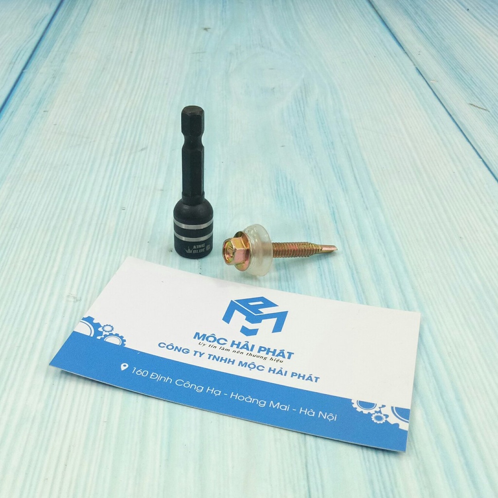 Đầu bắn tôn mũi siết ốc 8mm KingBlue