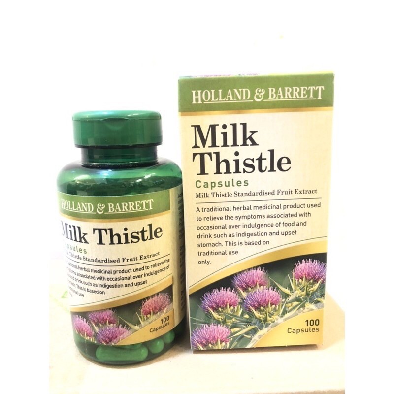 MILK THISTLE- VIÊN UỐNG GIẢI ĐỘC GAN HIỆU QUẢ