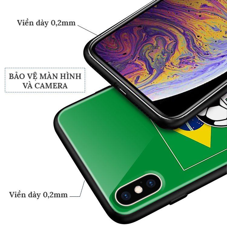 Ốp Đt Bảo Vệ Apple Ip 11 In Hình Bóng Đá CASESPOT 6Plus/6S/6S Plus/7/7Plus/8/8Plus/X/Xs/Xs Max/11/11 Promax/12/12Promax