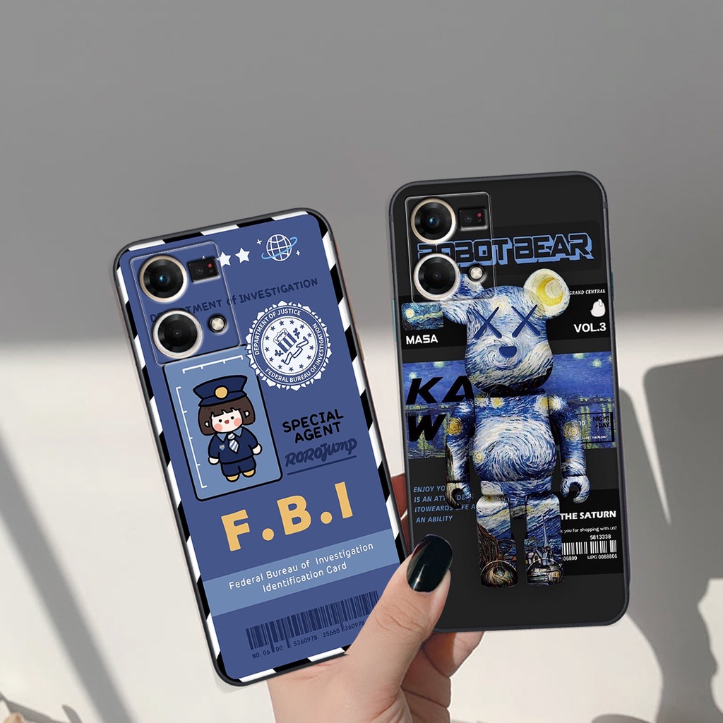 Ốp lưng Oppo RENO 7 4G / RENO 8 4G in hình Gấu Be@rick - sang sịn , RẺ - BỀN - ĐẸP