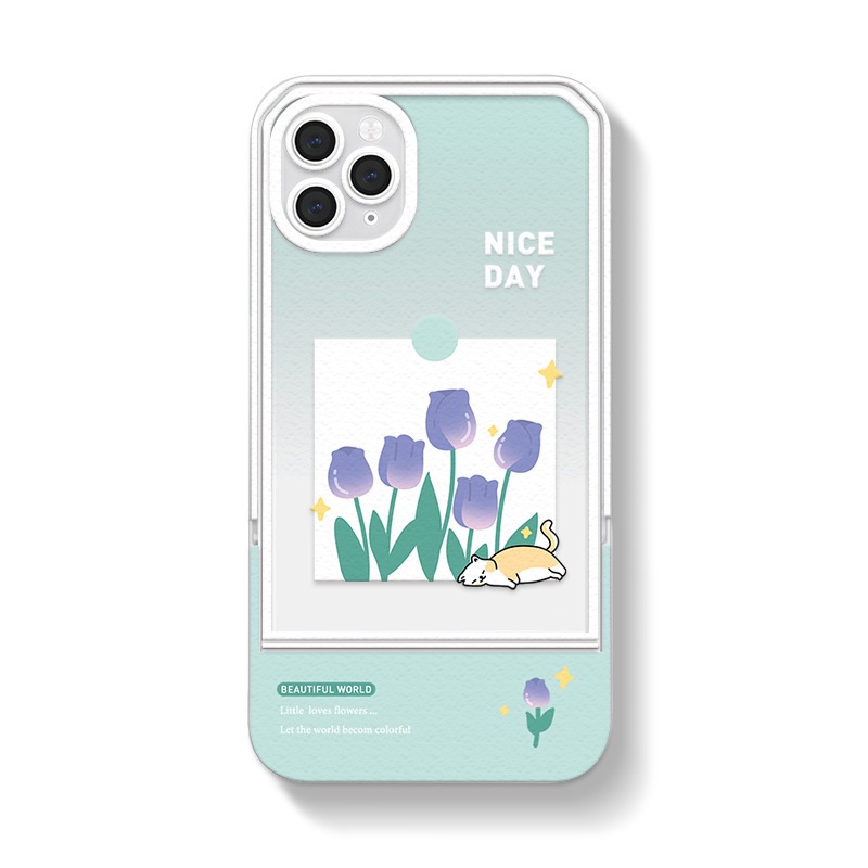 Ốp lưng iphone Ốp Điện Thoại Kèm Giá Đỡ Tàng Hình Độc Đáo Thời Trang Cho iphone 13Promax 12 / 14pro / xr Dinuo case