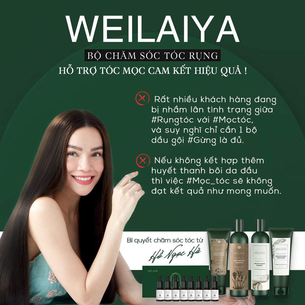 [Dùng Thử Lọ 5ml] Hỗ Trợ Kích Mọc Tóc Nhanh Huyết thanh Serum Mọc Tóc Weilaiya Chính Hãng Cam Kết Hiệu Quả Sau 12 Tuần