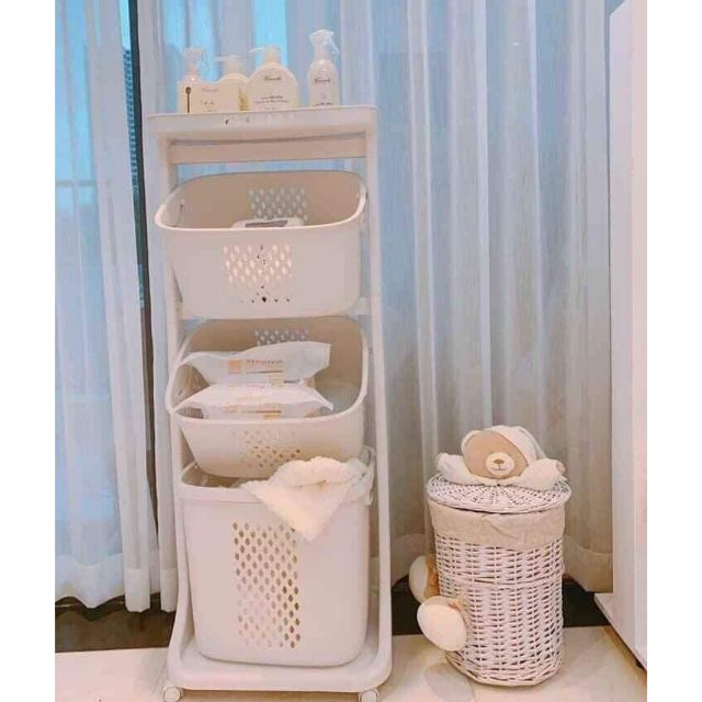 Kệ nhựa 3 tầng Plastic đa năng