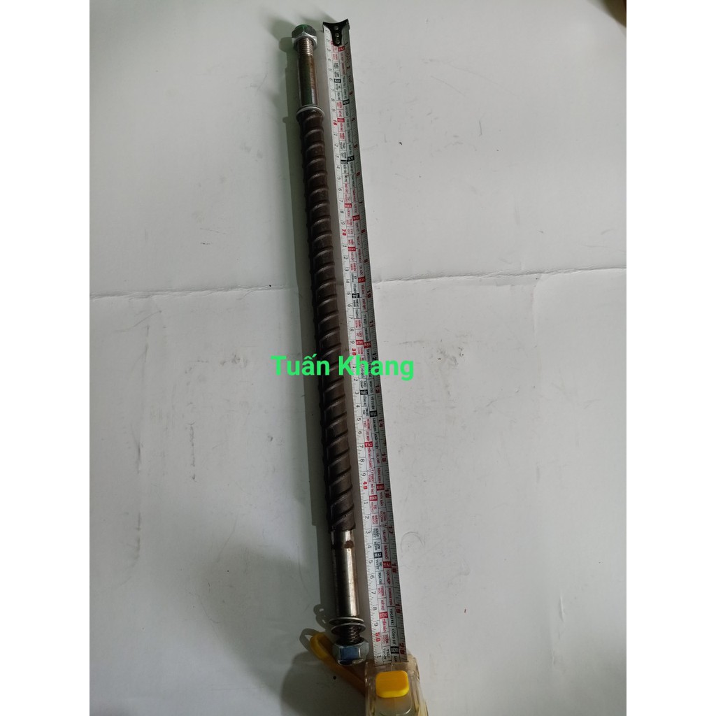 Trục bánh xe 50cm đường kính 2 đầu trục 17mm