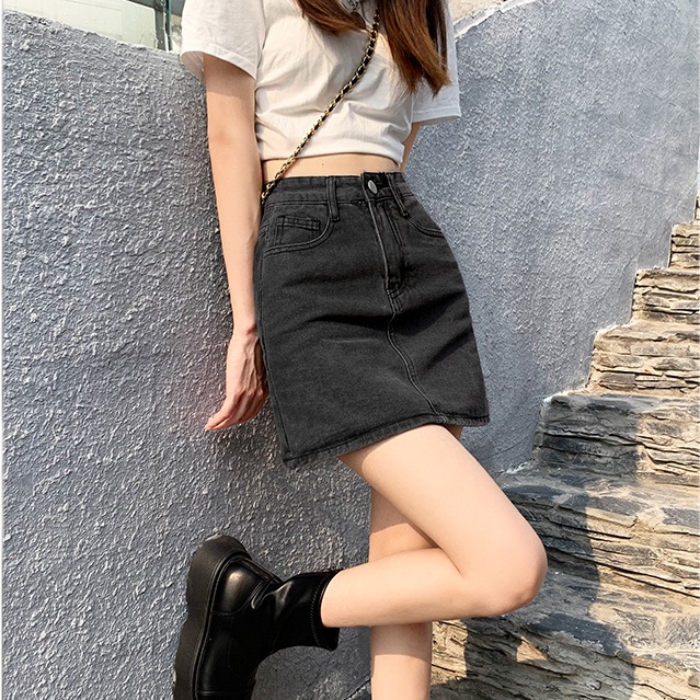 Chân Váy Jeans Plus Size Cho Nữ