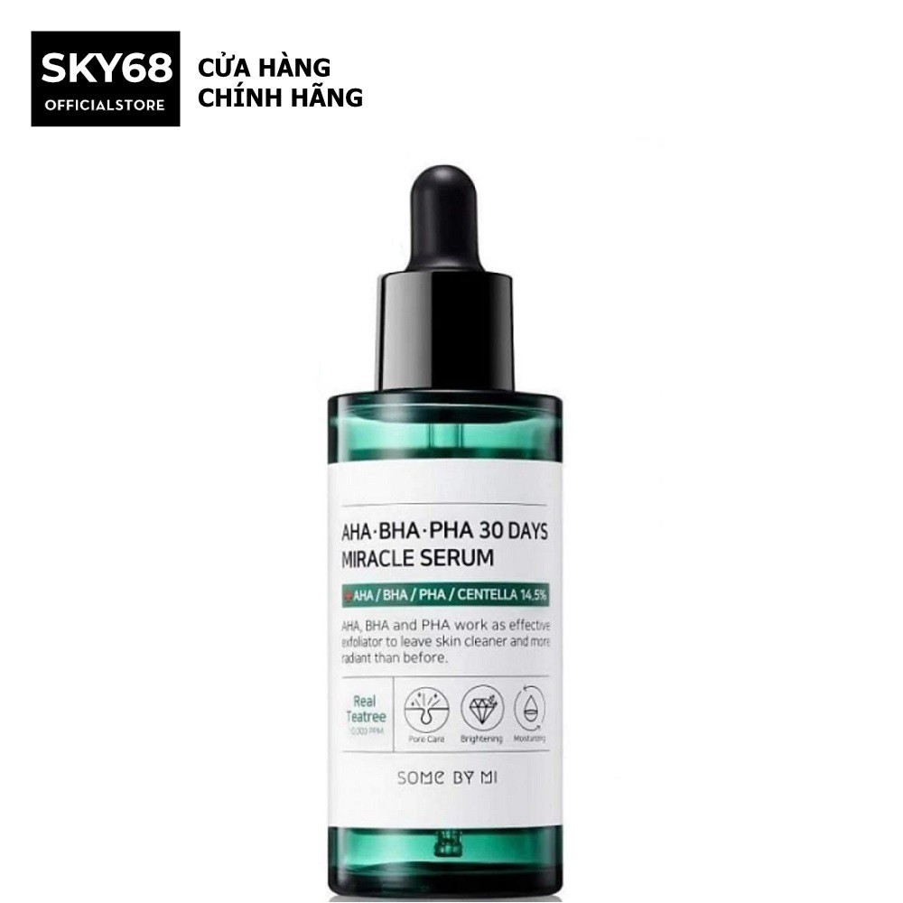 [Mã FMCGMALL -8% đơn 250K] Serum giảm Mụn Và Dưỡng Da 30 Ngày Some By Mi AHA-BHA-PHA 30 Days Miracle 50ml