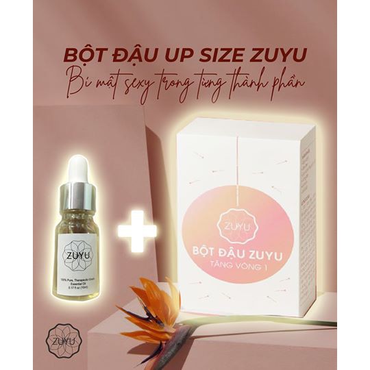 Bột Đậu ZuYu Tăng Vòng 1 (Tặng Tinh dầu mát xa V1)