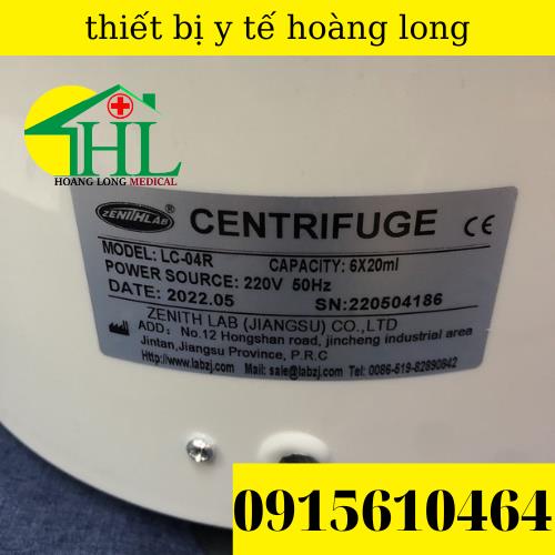 Máy Ly Tâm 6 Ông LC-04R Có hẹn Giờ Tách Máu Huyết Tương Trong Spa