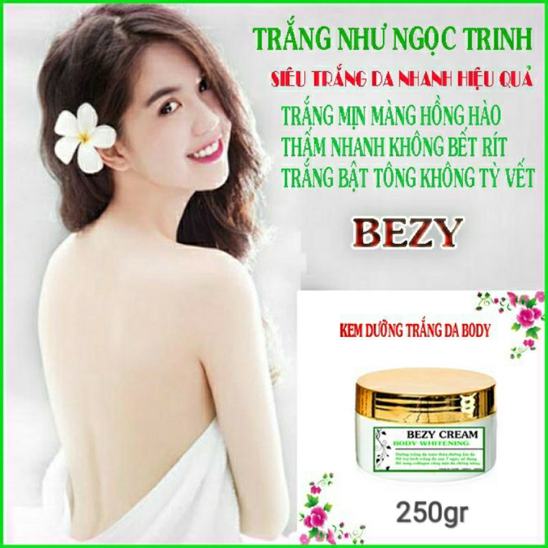 Combo Lột Trắng Toàn Thân + Kem Dưỡng Trắng Da BEZY Body