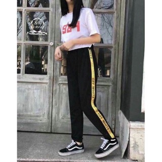 QUẦN JOGGER THUN OFF WHITE