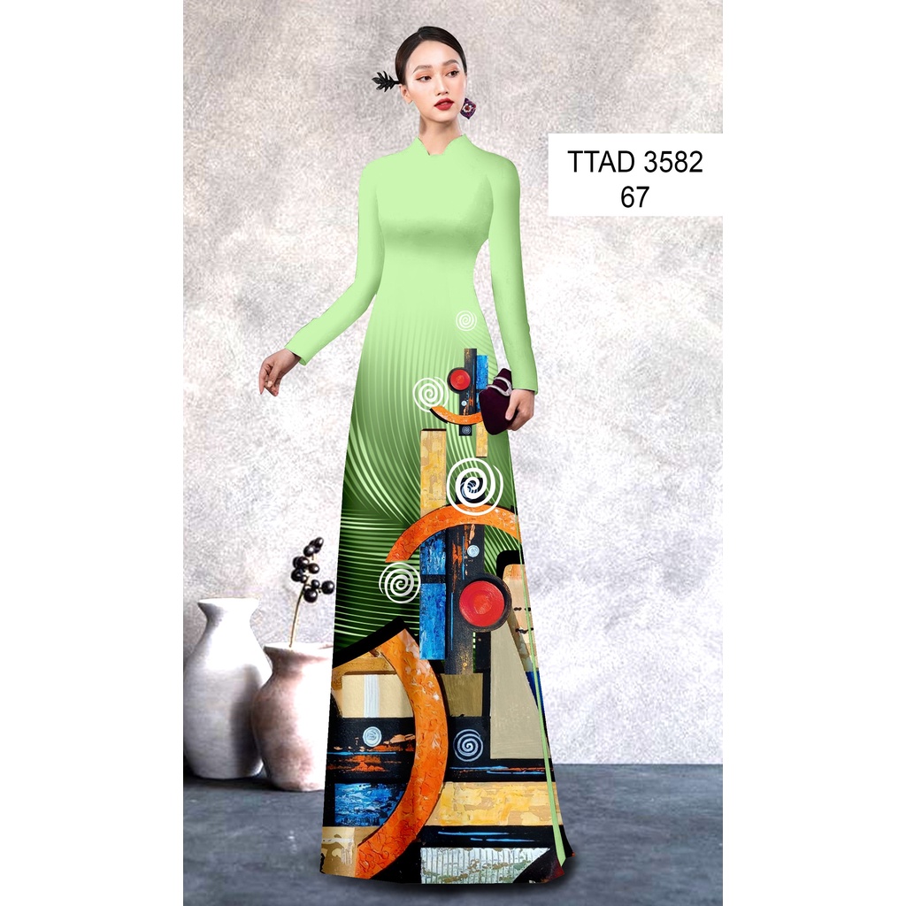 VẢI ÁO DÀI LẬP THỂ ĐỘC LẠ, CHẤT VẢI MỊN