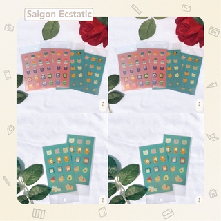 Miếng Dán 40 Sticker Dễ Thương